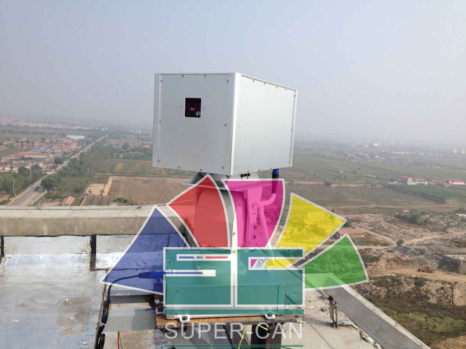 Installation completed_sky beam_Supercan