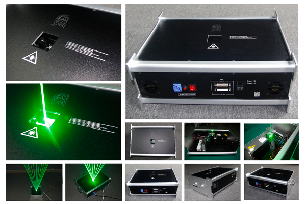 Laser man projector